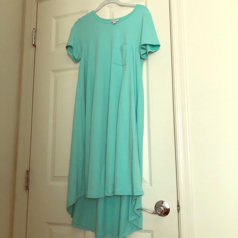 Last chance High low  XS seafoam green dress